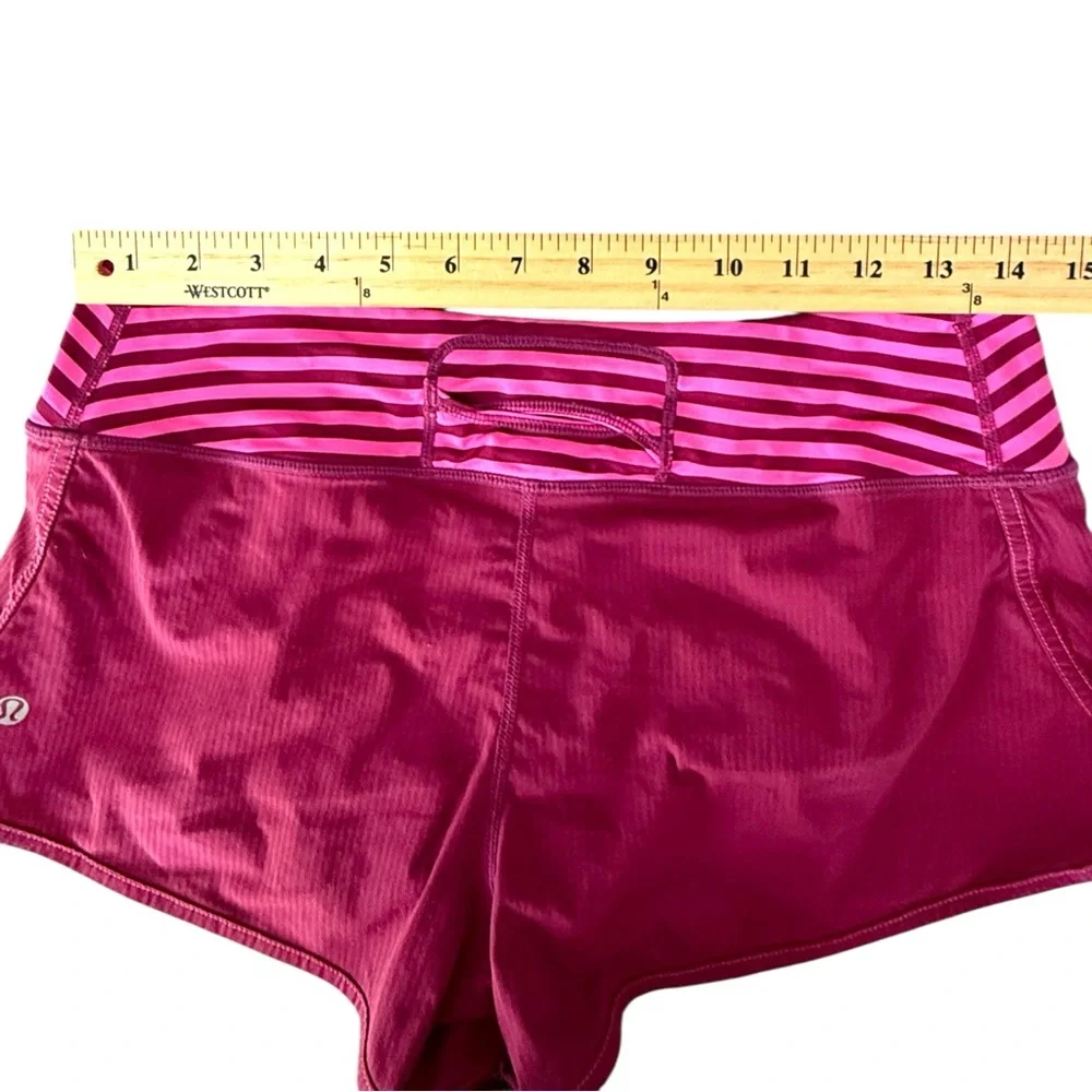 Lululemon Wet Dry Pink Active Shorts - Picture 6 of 7